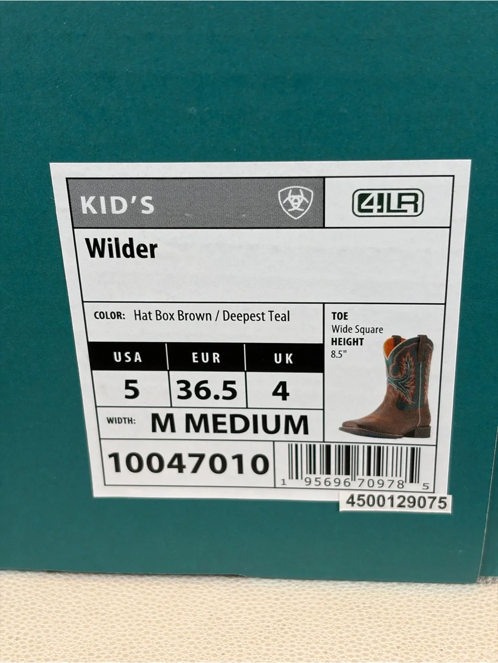 Ariat Kids Wilder boots Kids size 5